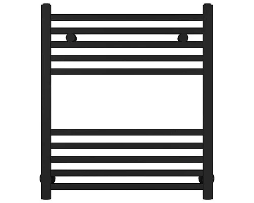 Приобрести Полотенцесушитель водяной 600х500 черный матовый Сунержа Модус 31-0250-6050 в магазине сантехники Santeh-Crystal.ru