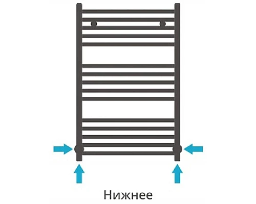 Приобрести Полотенцесушитель водяной 800х500 золотой Сунержа Модус 03-0250-8050 в магазине сантехники Santeh-Crystal.ru