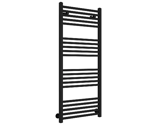 Купить Полотенцесушитель водяной 1200х500 черный матовый Сунержа Модус 31-0250-1250 в магазине сантехники Santeh-Crystal.ru