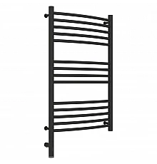 Полотенцесушитель электрический 800х500 темный титан муар МЭМ левый, перемычка выгнутая Сунержа Богема 3.0 15-5802-8050