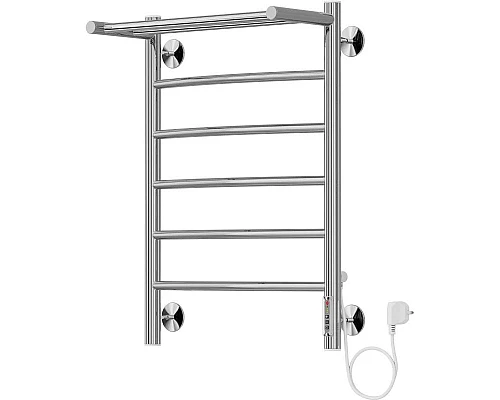 Приобрести Полотенцесушитель электрический 650x482 мм Terminus Классик с полкой П6 в магазине сантехники Santeh-Crystal.ru