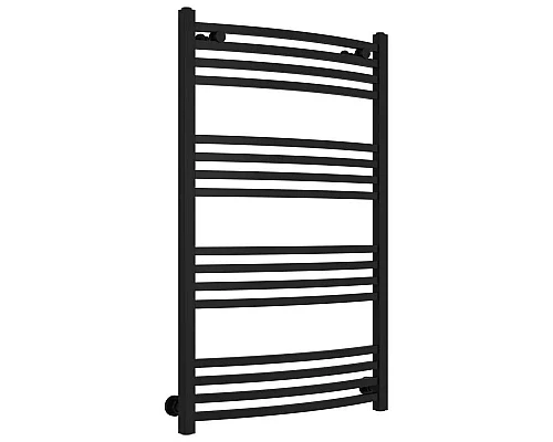 Купить Полотенцесушитель водяной 1000х600 черный матовый Сунержа Аркус 31-0251-1060 в магазине сантехники Santeh-Crystal.ru