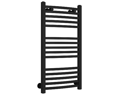Заказать Полотенцесушитель водяной 800х400 черный матовый Сунержа Аркус 31-0251-8040 в магазине сантехники Santeh-Crystal.ru