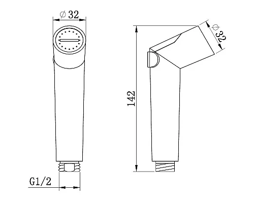 Гигиенический душ AltroBagno Metropoli AltroBagnoMetropoli060203NeOp