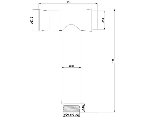 Гигиенический душ AltroBagno AltroBagnoBS060201NeOp
