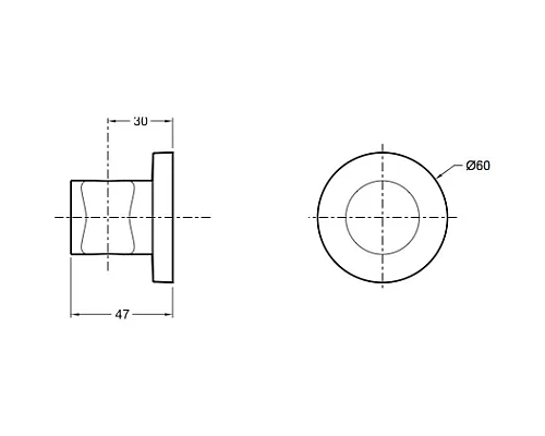 Заказать Держатель для ручного душа Jacob Delafon Modulo 8466D-CP в магазине сантехники Santeh-Crystal.ru