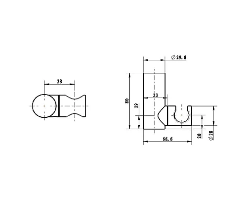Купить Держатель для душа Villeroy & Boch Universal TVC00045800061 в магазине сантехники Santeh-Crystal.ru