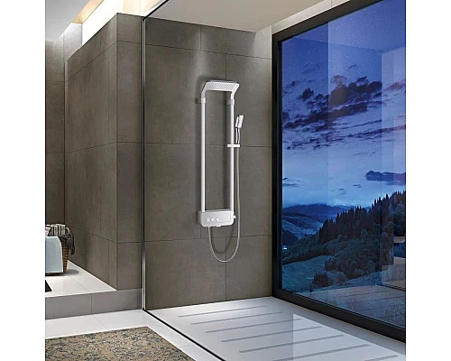 Заказать Душевая панель Black & White Seasons Бархатный иней W2030 в магазине сантехники Santeh-Crystal.ru