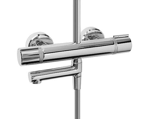 Заказать Душевая система 250 мм Jacob Delafon Atom E26237-CP в магазине сантехники Santeh-Crystal.ru