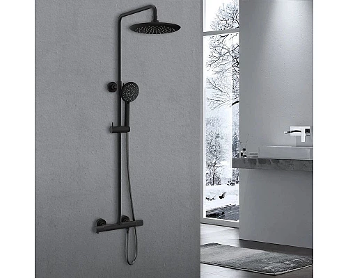 Купить Душевая система 250 мм Vincea Desire VSFS-1D0TMB в магазине сантехники Santeh-Crystal.ru