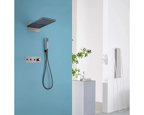 Заказать Душевой комплект 555х230 мм Abber Rund AF8752NG в магазине сантехники Santeh-Crystal.ru