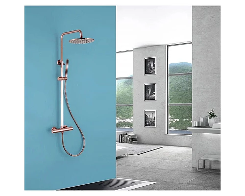 Купить Душевая система 250 мм Abber Wasser Kreis AF8160RG в магазине сантехники Santeh-Crystal.ru