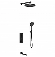 Душевой комплект 300 мм Vincea Inspire VSFW-433TI2MB