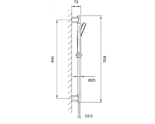 Душевой гарнитур AltroBagno AltroBagnoSS030303Cr