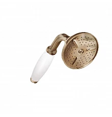 Ручной душ бронза, ручка белая Cezares CZR-U-D1FC-02-Bi