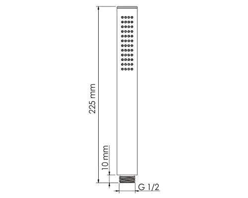 Приобрести Душевая лейка WasserKRAFT Havel A286 в магазине сантехники Santeh-Crystal.ru