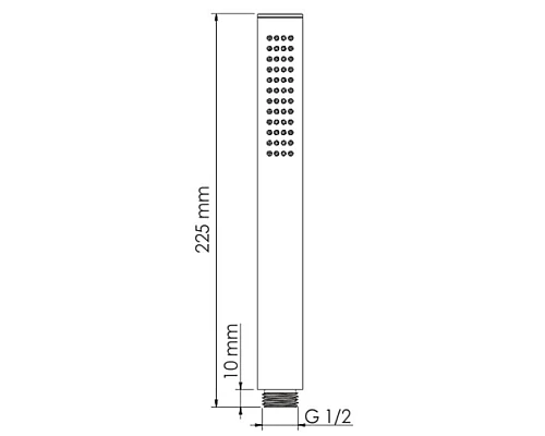 Заказать Душевая лейка WasserKRAFT Neckar A281 в магазине сантехники Santeh-Crystal.ru