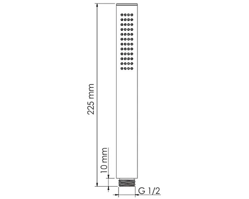 Заказать Душевая лейка WasserKRAFT Asphe A291 в магазине сантехники Santeh-Crystal.ru