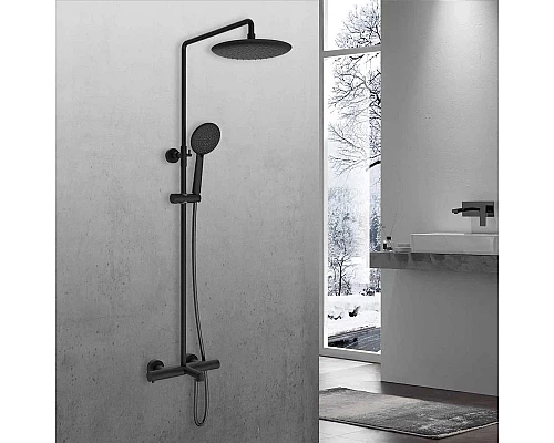 Душевая система 250 мм Vincea Desire VSFS-1D1TMB