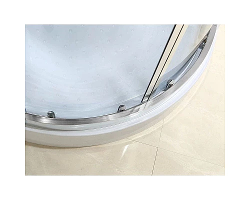 Заказать Душевая кабина 80х80х220 см Black & White Galaxy 5501800 прозрачное в магазине сантехники Santeh-Crystal.ru