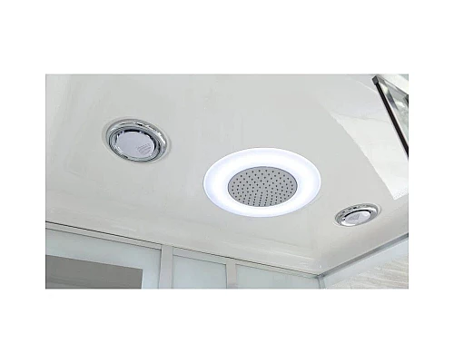 Приобрести Душевая кабина 120х90х220 см Black & White Galaxy 5508120 прозрачное в магазине сантехники Santeh-Crystal.ru