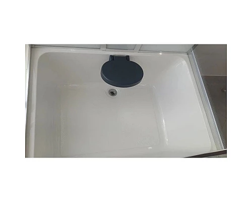 Приобрести Душевая кабина 120х90х220 см Black & White Galaxy 5508120 прозрачное в магазине сантехники Santeh-Crystal.ru