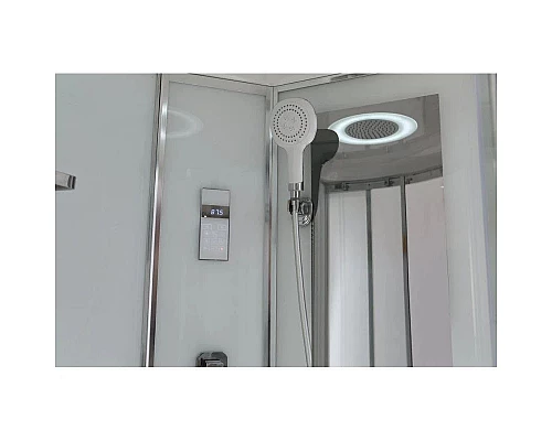 Приобрести Душевая кабина 120х90х220 см Black & White Galaxy 5508120 прозрачное в магазине сантехники Santeh-Crystal.ru