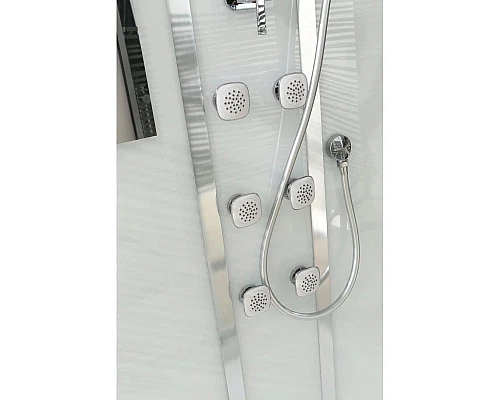 Заказать Душевая кабина 120х90х220 см Black & White Galaxy 5509120 прозрачное в магазине сантехники Santeh-Crystal.ru