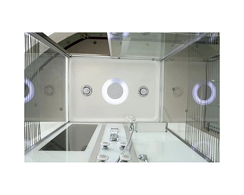 Заказать Душевая кабина 120х90х220 см Black & White Galaxy 5509120 прозрачное в магазине сантехники Santeh-Crystal.ru