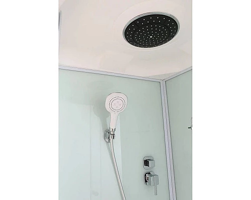 Приобрести Душевая кабина 80х80х215 см Black & White Galaxy 8501800 прозрачное в магазине сантехники Santeh-Crystal.ru