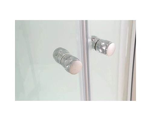 Приобрести Душевая кабина 100х100х215 см Black & White Galaxy 8501100 прозрачное в магазине сантехники Santeh-Crystal.ru