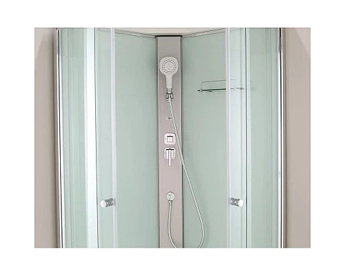 Приобрести Душевая кабина 90х90х215 см Black & White Galaxy 8503900 прозрачное в магазине сантехники Santeh-Crystal.ru