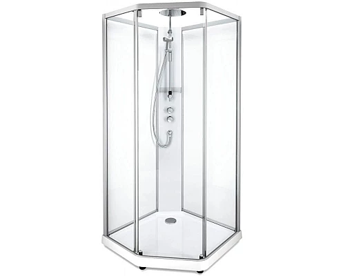 Приобрести Душевая кабина 90х90х215 см IDO Showerama 10-5 Comfort 558.202.302 прозрачное в магазине сантехники Santeh-Crystal.ru