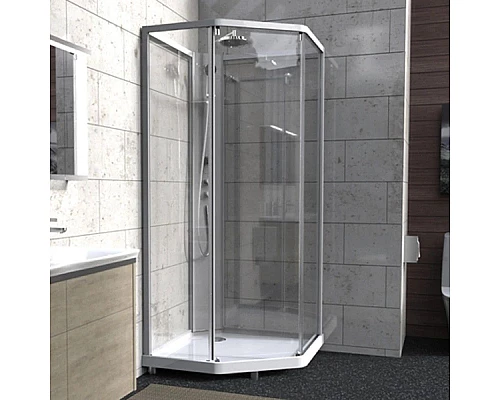 Приобрести Душевая кабина 90х90х215 см IDO Showerama 10-5 Comfort 558.202.302 прозрачное в магазине сантехники Santeh-Crystal.ru