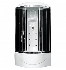 Душевая кабина 100х100х217 см Royal Bath RB100BK3-BT-CH прозрачное