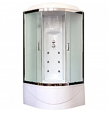 Душевая кабина 100х100х217 см Royal Bath RB100BK3-WC-CH матовое