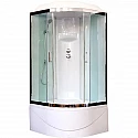 Душевая кабина 100х100х217 см Royal Bath RB100BK6-WT-CH прозрачное