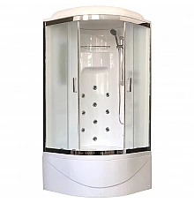 Душевая кабина 100х100х217 см Royal Bath RB100NRW-C-CH матовое