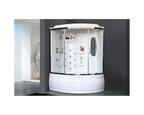 Приобрести Душевая кабина 140х95х225 см Royal Bath RB140ALP-T-CH-L прозрачное в магазине сантехники Santeh-Crystal.ru