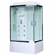 Душевая кабина 100х80х217 см Royal Bath RB8100BP3-WT-CH-L прозрачное