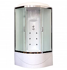 Душевая кабина 90х90х217 см Royal Bath RB90BK3-WC-CH матовое