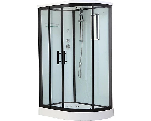 Приобрести Душевая кабина 120x85x220 см Timo Standart T-6602 B L прозрачное в магазине сантехники Santeh-Crystal.ru