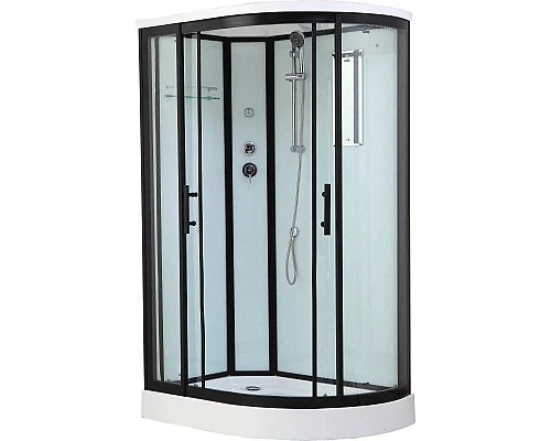 Приобрести Душевая кабина 120x85x220 см Timo Standart T-6602 B L прозрачное в магазине сантехники Santeh-Crystal.ru