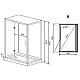 Заказать Душевая кабина 120x90x220 см Timo Puro H-510 R прозрачное в магазине сантехники Santeh-Crystal.ru