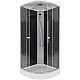 Заказать Душевая кабина 100х100х215 см Niagara NG-4502-08BLACK интимато в магазине сантехники Santeh-Crystal.ru