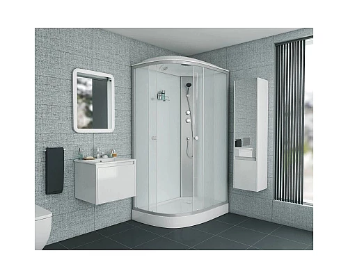 Заказать Душевая кабина 120х80х215 см Niagara NG-4312-08R матовое в магазине сантехники Santeh-Crystal.ru