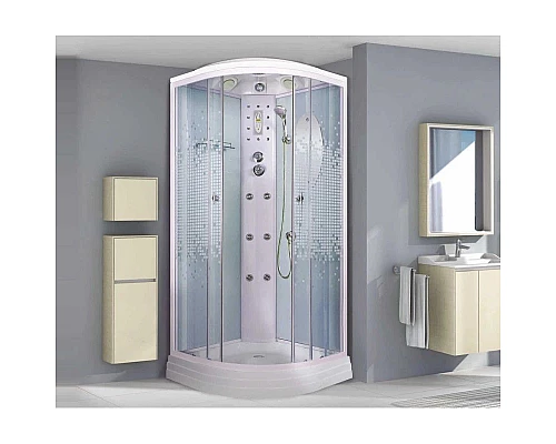 Заказать Душевая кабина 90х90х220 см Niagara NG-301-01N интимато в магазине сантехники Santeh-Crystal.ru