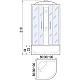 Купить Душевая кабина 80х80х210 River NARA 80/44 МТ в магазине сантехники Santeh-Crystal.ru