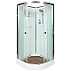 Купить Душевая кабина 80х80х208 см Deto D08 матовое в магазине сантехники Santeh-Crystal.ru