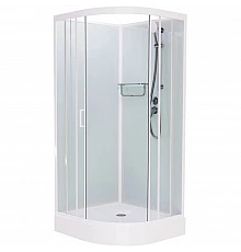 Душевая кабина 110x110x215 см Frank F410 White 410010 прозрачное